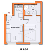 Ferienwohnung in Scharbeutz - Strandk&ouml;rbchen - Ostsee-Appartement-Strandkoerbchen