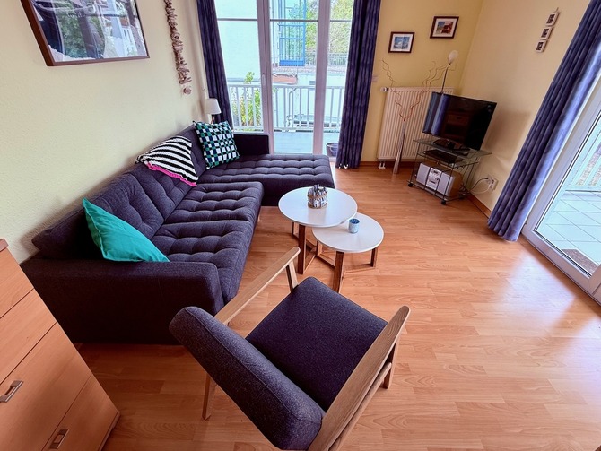 Ferienwohnung in Baabe - Bernstein - Wohnzimmer