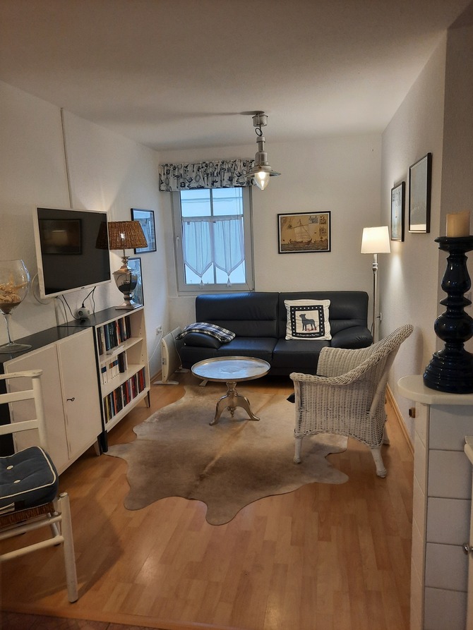 Ferienwohnung in Glowe - Scholle 2 - Geniessen Sie es gem&uuml;tlich im Wohnbereich!