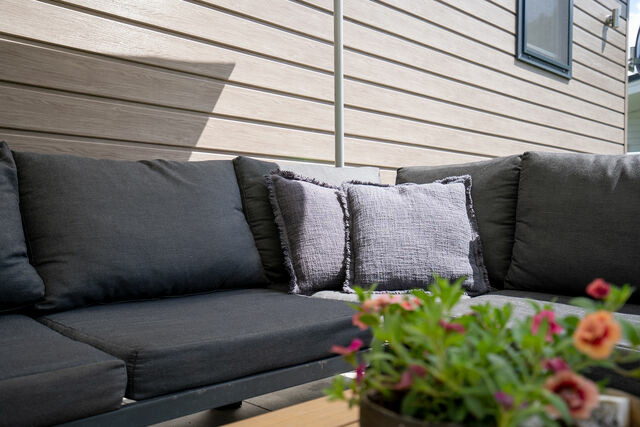 Ferienhaus in Scharbeutz - Casa del Sol Scharbeutz - Sauna kostenlos - 1 kleiner Hund willkommen - umz&auml;unter Garten - Bild 20