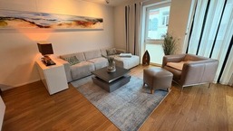 Ferienwohnung "Hafenm&ouml;we", Quartier Hafenspitze, Blickrichtung Hafen