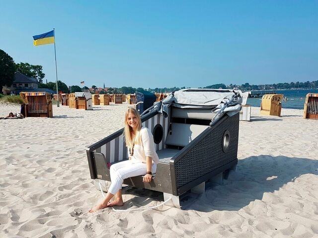 Ferienwohnung in Eckernf&ouml;rde - Schlafstrandkorb Nord -H&ouml;he Jungfernstieg - Bild 6