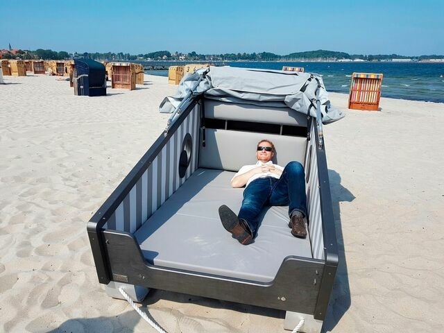 Ferienwohnung in Eckernf&ouml;rde - Schlafstrandkorb Nord -H&ouml;he Jungfernstieg - Bild 9