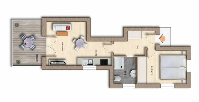 Ferienwohnung in Seebad Heringsdorf - (Brise) Villa Ilse App. 01 - Bild 8